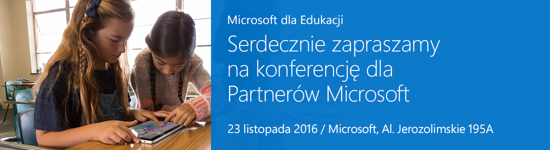 ProData Poznań - partner Microsoft - Konferencja Microsoft w Edukacji - Warszwa 23 listopada 2016